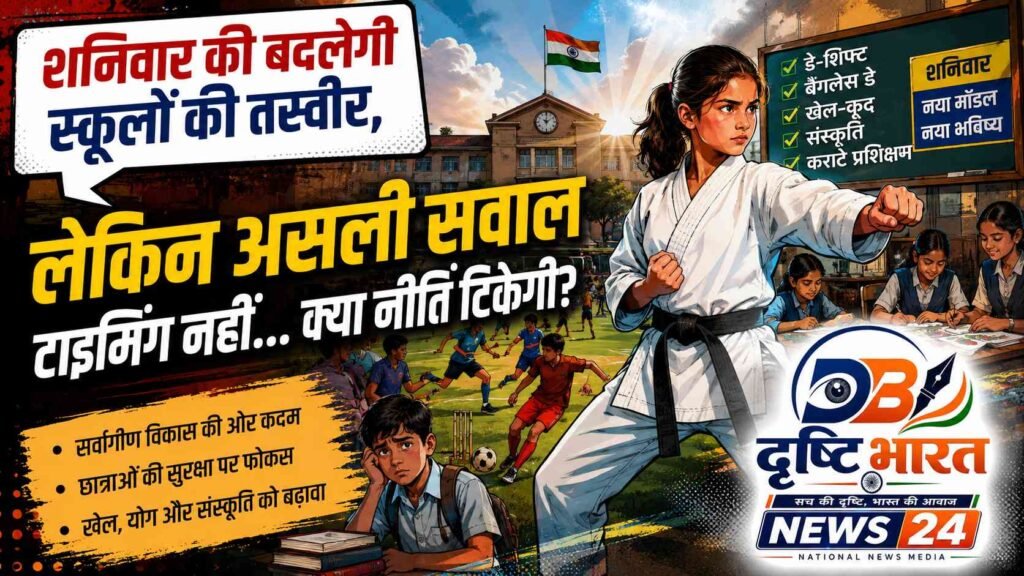 शनिवार बदलेगा स्कूलों का चेहरा, लेकिन असली सवाल टाइमिंग नहीं—क्या टिकेगी नई व्यवस्था?