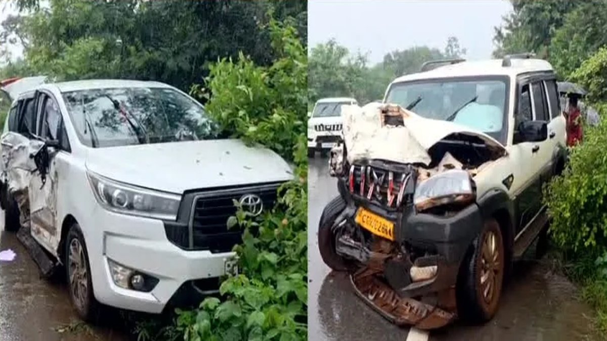केदार कश्यप के काफिले में SUV की टक्कर, 6 लोग घायल