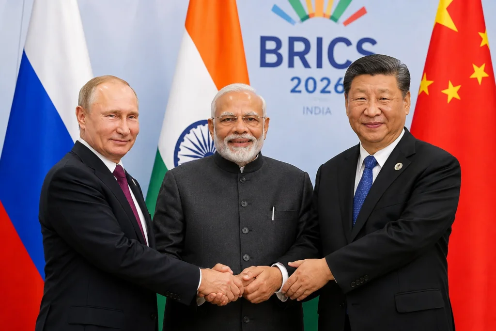 BRICS Summit 2026: मोदी-शी जिनपिंग-पुतिन की मुलाकात पर दुनिया की नजर
